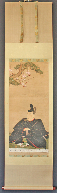 掛け軸　修理後