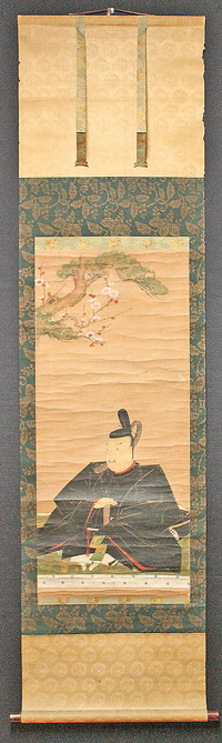 掛け軸　修理前