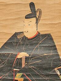 神社　掛け軸修理